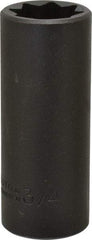 Proto - 1/2" Drive 3/4" Deep Impact Socket - 8 Points, 3-1/4" OAL - Exact Tool & Supply