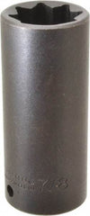 Proto - 1/2" Drive 7/8" Deep Impact Socket - 8 Points, 3-1/2" OAL - Exact Tool & Supply