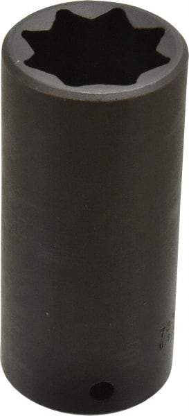 Proto - 1/2" Drive 15/16" Deep Impact Socket - 8 Points, 3-1/2" OAL - Exact Tool & Supply
