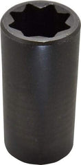 Proto - 1/2" Drive 1" Deep Impact Socket - 8 Points, 3-1/2" OAL - Exact Tool & Supply