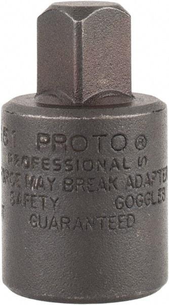 Proto - 3/8 Male 1/2 Female Impact Drive Adapter - 1-7/16" OAL - Exact Tool & Supply