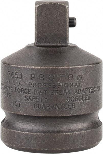 Proto - 1/2 Male 3/4 Female Impact Drive Adapter - 2-1/16" OAL - Exact Tool & Supply