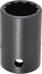 Proto - 1/2" Drive 18mm Standard Impact Socket - 12 Points, 1-1/2" OAL - Exact Tool & Supply