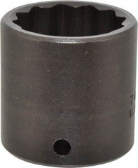 Proto - 1/2" Drive 32mm Standard Impact Socket - 12 Points, 2" OAL - Exact Tool & Supply