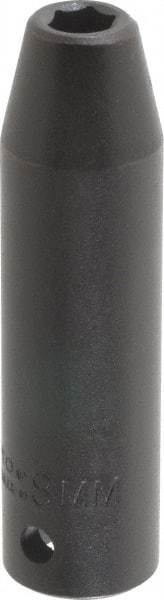 Proto - 1/2" Drive 8mm Deep Impact Socket - 6 Points, 3-1/4" OAL - Exact Tool & Supply