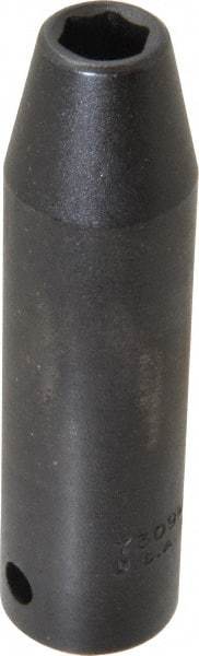 Proto - 1/2" Drive 9mm Deep Impact Socket - 6 Points, 3-1/4" OAL - Exact Tool & Supply