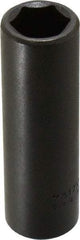 Proto - 1/2" Drive 17mm Deep Impact Socket - 6 Points, 3-1/4" OAL - Exact Tool & Supply