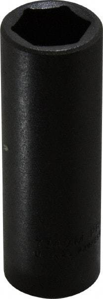 Proto - 1/2" Drive 19mm Deep Impact Socket - 6 Points, 3-1/4" OAL - Exact Tool & Supply