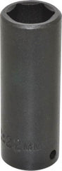 Proto - 1/2" Drive 22mm Deep Impact Socket - 6 Points, 3-1/2" OAL - Exact Tool & Supply