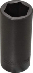 Proto - 1/2" Drive 27mm Deep Impact Socket - 6 Points, 3-1/2" OAL - Exact Tool & Supply