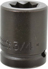 Proto - 3/4" Drive 3/4" Standard Impact Socket - 8 Points, 1-15/16" OAL - Exact Tool & Supply