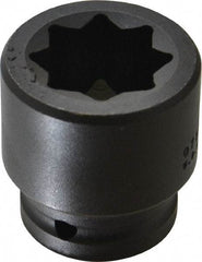 Proto - 3/4" Drive 1-1/16" Standard Impact Socket - 8 Points, 2-3/16" OAL - Exact Tool & Supply