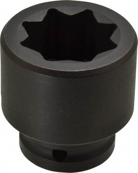 Proto - 3/4" Drive 1-1/4" Standard Impact Socket - 8 Points, 2-3/8" OAL - Exact Tool & Supply