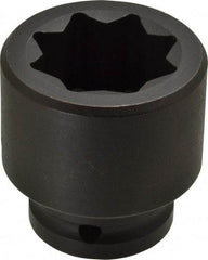Proto - 3/4" Drive 1-1/4" Standard Impact Socket - 8 Points, 2-3/8" OAL - Exact Tool & Supply