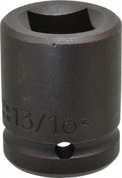 Proto - 3/4" Drive 13/16" Standard Impact Socket - 4 Points, 2" OAL - Exact Tool & Supply