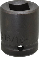 Proto - 3/4" Drive 13/16" Standard Impact Socket - 4 Points, 2" OAL - Exact Tool & Supply
