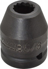 Proto - 3/4" Drive 5/8" Standard Impact Socket - 12 Points, 1-7/8" OAL - Exact Tool & Supply
