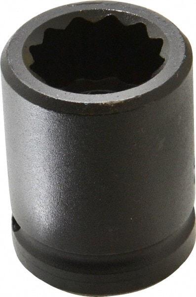 Proto - 3/4" Drive 1" Standard Impact Socket - 12 Points, 2" OAL - Exact Tool & Supply
