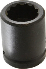 Proto - 3/4" Drive 1" Standard Impact Socket - 12 Points, 2" OAL - Exact Tool & Supply