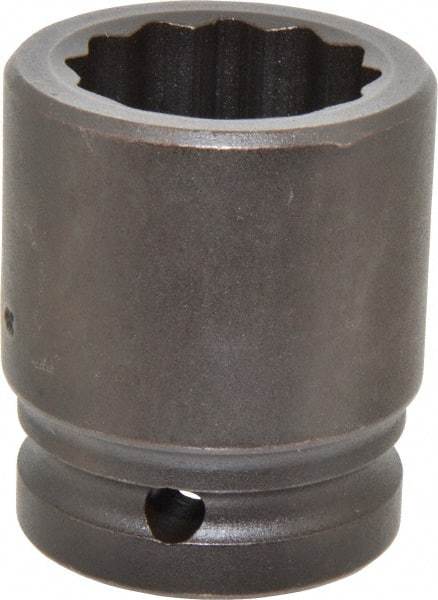 Proto - 3/4" Drive 1-3/16" Standard Impact Socket - 12 Points, 2-3/16" OAL - Exact Tool & Supply