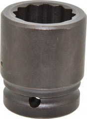 Proto - 3/4" Drive 1-3/16" Standard Impact Socket - 12 Points, 2-3/16" OAL - Exact Tool & Supply