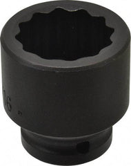 Proto - 3/4" Drive 1-9/16" Standard Impact Socket - 12 Points, 2-7/16" OAL - Exact Tool & Supply