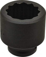 Proto - 3/4" Drive 1-11/16" Standard Impact Socket - 12 Points, 2-5/8" OAL - Exact Tool & Supply