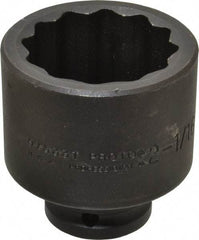 Proto - 3/4" Drive 2-1/16" Standard Impact Socket - 12 Points, 3-3/32" OAL - Exact Tool & Supply