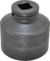 Proto - 3/4" Drive 2-3/16" Standard Impact Socket - 12 Points, 3-1/8" OAL - Exact Tool & Supply