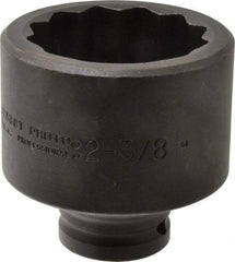 Proto - 3/4" Drive 2-3/8" Standard Impact Socket - 12 Points, 3-3/8" OAL - Exact Tool & Supply