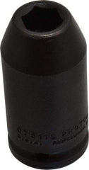 Proto - 3/4" Drive 11/16" Deep Impact Socket - 6 Points, 3-1/4" OAL - Exact Tool & Supply