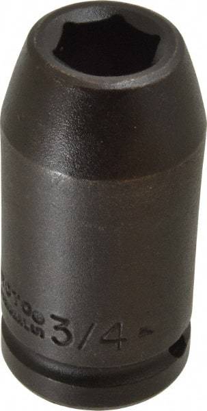 Proto - 3/4" Drive 3/4" Deep Impact Socket - 6 Points, 3-1/4" OAL - Exact Tool & Supply