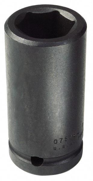 Proto - 3/4" Drive 9/16" Deep Impact Socket - 6 Points, 3-1/4" OAL - Exact Tool & Supply