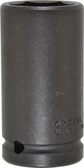Proto - 3/4" Drive 1-3/16" Deep Impact Socket - 6 Points, 3-1/4" OAL - Exact Tool & Supply