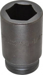 Proto - 3/4" Drive 1-1/4" Deep Impact Socket - 6 Points, 3-1/4" OAL - Exact Tool & Supply