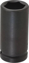 Proto - 3/4" Drive 27mm Deep Impact Socket - 6 Points, 3-1/4" OAL - Exact Tool & Supply
