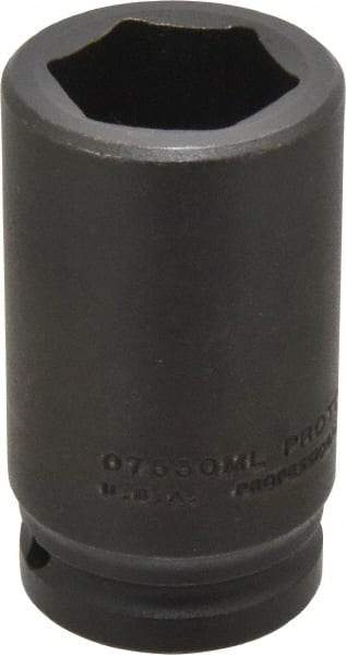 Proto - 3/4" Drive 30mm Deep Impact Socket - 6 Points, 3-1/4" OAL - Exact Tool & Supply