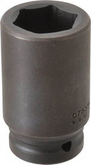 Proto - 3/4" Drive 32mm Deep Impact Socket - 6 Points, 3-1/4" OAL - Exact Tool & Supply
