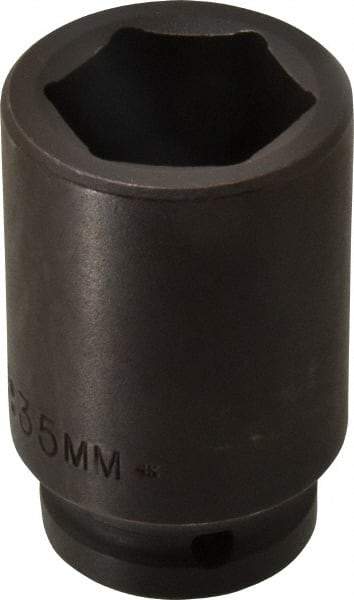 Proto - 3/4" Drive 35mm Deep Impact Socket - 6 Points, 3-1/4" OAL - Exact Tool & Supply