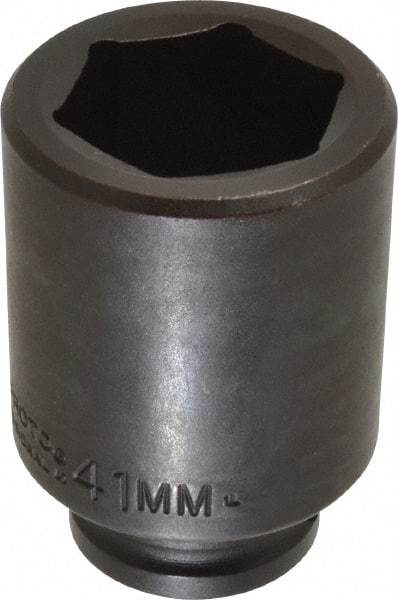 Proto - 3/4" Drive 41mm Deep Impact Socket - 6 Points, 3-1/2" OAL - Exact Tool & Supply