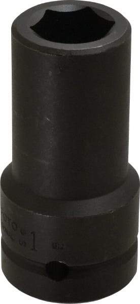 Proto - 1" Drive 1" Deep Impact Socket - 6 Points, 3-3/4" OAL - Exact Tool & Supply