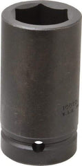 Proto - 1" Drive 1-3/8" Deep Impact Socket - 6 Points, 3-3/4" OAL - Exact Tool & Supply