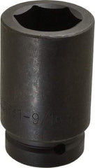 Proto - 1" Drive 1-9/16" Deep Impact Socket - 6 Points, 4" OAL - Exact Tool & Supply