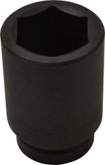 Proto - 1" Drive 1-15/16" Deep Impact Socket - 6 Points, 4-1/4" OAL - Exact Tool & Supply