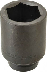Proto - 1" Drive 2-5/16" Deep Impact Socket - 6 Points, 4-3/4" OAL - Exact Tool & Supply