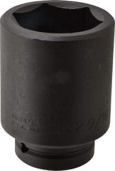 Proto - 1" Drive 2-9/16" Deep Impact Socket - 6 Points, 5" OAL - Exact Tool & Supply