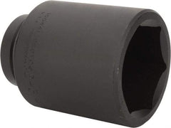 Proto - 1" Drive 2-3/4" Deep Impact Socket - 6 Points, 5" OAL - Exact Tool & Supply
