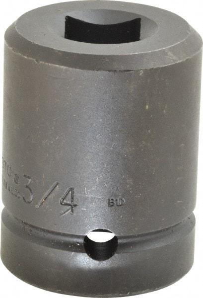 Proto - 1" Drive 3/4" Standard Impact Socket - 4 Points, 2-1/2" OAL - Exact Tool & Supply