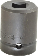 Proto - 1" Drive 3/4" Standard Impact Socket - 4 Points, 2-1/2" OAL - Exact Tool & Supply