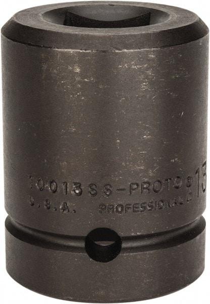 Proto - 1" Drive 13/16" Standard Impact Socket - 4 Points, 2-1/2" OAL - Exact Tool & Supply